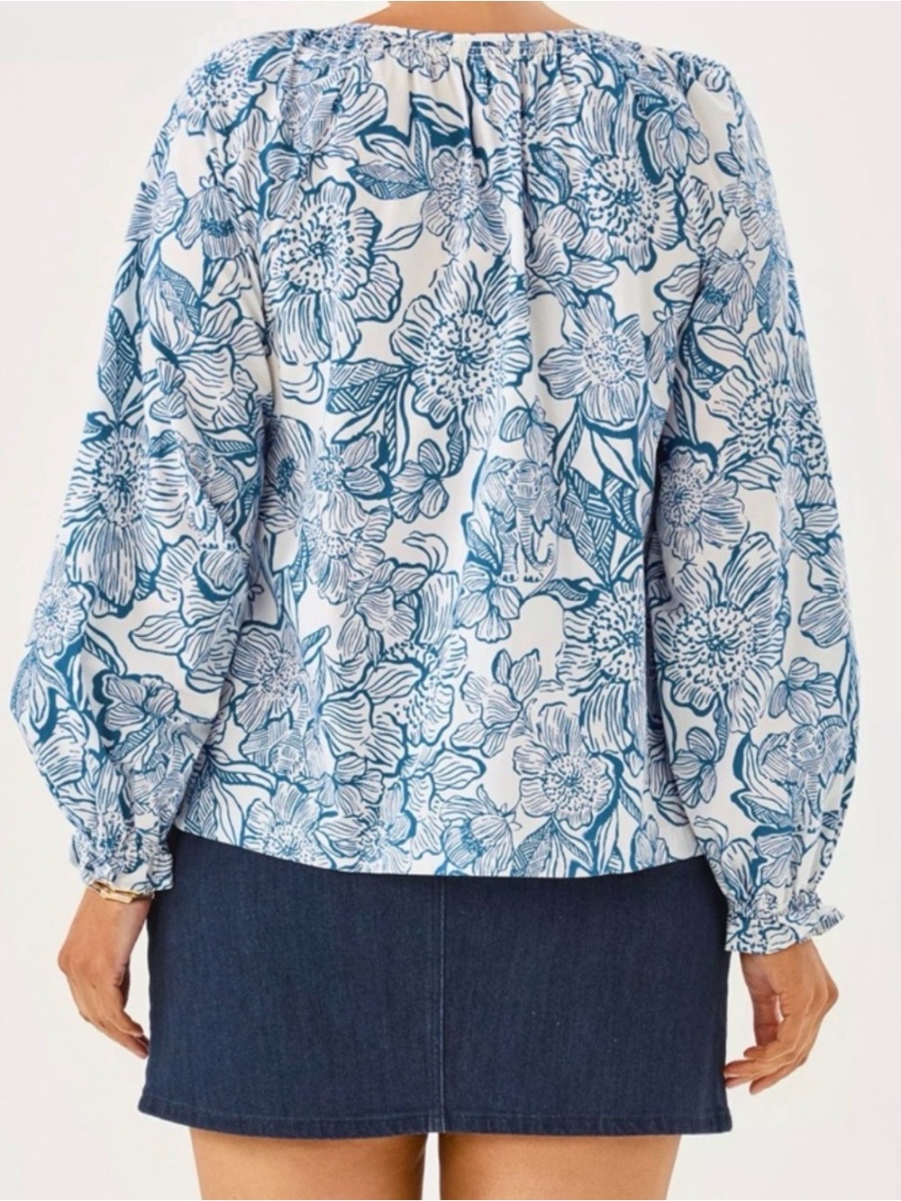 NWT Lilly Pulitzer XL Aldina Button Down Top “Coconut Unforgettable”✨Retail💲138 - Picture 5 of 10